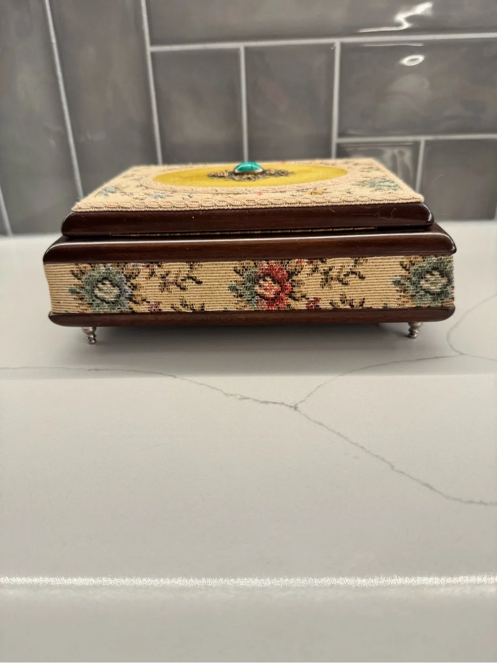 Vintage ‘Reuge’ Sainte Croix Embellished Music Box